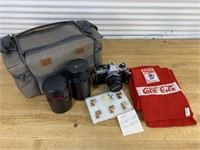 Olypus OM10 camera & Olympic items