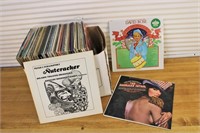 Large lot of record albums