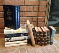 book lot - book of why, worlds great thinkers, etc