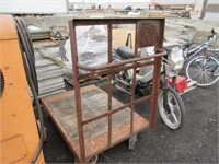 Old Industrial Metal Cart
