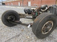 Mack Steer Axle with Wheels and tires