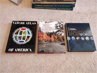 lot of world atlas's
