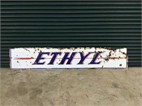 Original Embossed Ethyl Enamel Sign #2