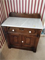marble top dry sink 29x16x28
