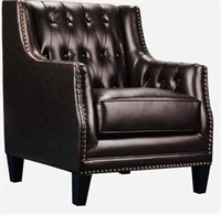 Elements Clarion Mahogany Accent Chair
