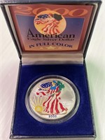 2000 Colorized Silver American Eagle