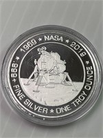 Apollo 11 50YR Anniversary 1 ounce silver round