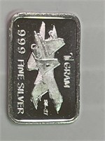 Military Plan SU-27 1 Gram Silver Bar