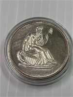 Seated Liberty 1 ounce Silver Round