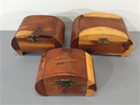 Small Souvenir Cedar Boxes