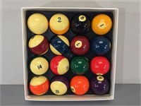 Full Set of Pool (Billiard) Balls