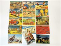 Vintage comical novelty post cards