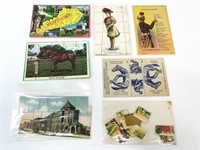 Vintage puzzle post cards