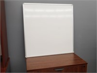 36" X 36" MAGNETIC DRY ERASE BOARD