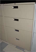 HON 4 DRAWER LATERAL FILE