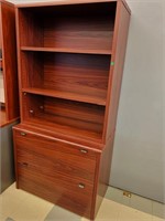 INDIANA DESK LATERAL FILE/BOOKCASE