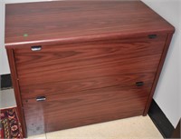 INDIAN DESK 2 DRAWER LATERAL FILE