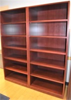 MAHOGANY 36"X 7' ADJ. SHELF BOOKCASEMAHOGANY 36" X