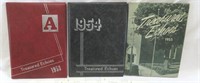 Argyle WI High School Year Books 1953- 1954 & 1955