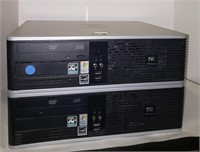 (2) HP COMPAQ 6005 PRO DESKTOP COMPUTERS