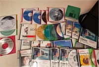 LARGE LOT OF COMPUTER SOFTWARE & CASES