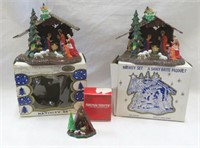 Shiny Brite Nativity Sets 3 in original box c 1966