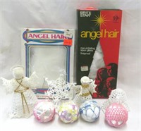 Crocheted Angels & Ornaments - Angel Hair 2 Boxes