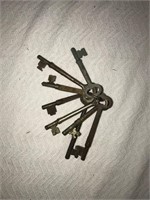 old antique keys