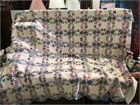 Antique Double Wedding Ring Quilt