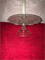 GLASS CAKE STAND