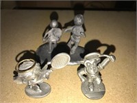 small pewter figurines