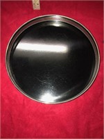 Silver Plated round silver plated tray with