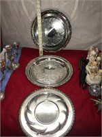Silver plated trays