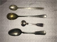 Coin Silver spoons sugar spoon