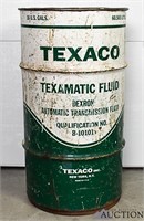 Texaco Texamatic Fluid 16 Gallon Drum Barrel