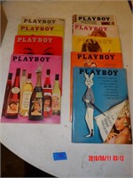 1950'S & 1960'S PLAY BOY MAGAZINES