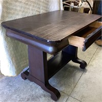 Antique mahogany Empire Entry Table