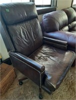 Leather Executive Office Chair - see photos