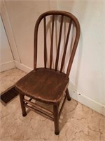 Antique Child Size Wood Chair