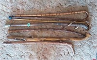 Hand Carved Wood Canes