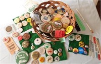 Vintage Buttons & Advertising Items