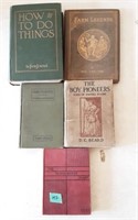 Antique Book Lot: Farm Legends, Wanamaker Diary