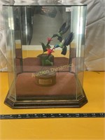 Carved Hummingbird in Display