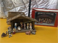 Cute Porcelain Nativity Scene