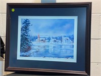 LIMITED EDITION PRINT "WINTER IN MAHONE BAY"