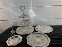 QTY OF SILVER PLATED ITEMS