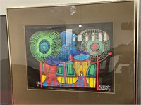 FRAMED ABSTRACT POSTER