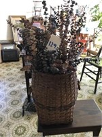 Hand Made Oak Basket (18" Tall)