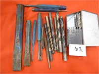 Drill Bits, Punches & Chisels, Lot