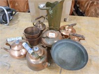 Copper & Brass Coloured Lot